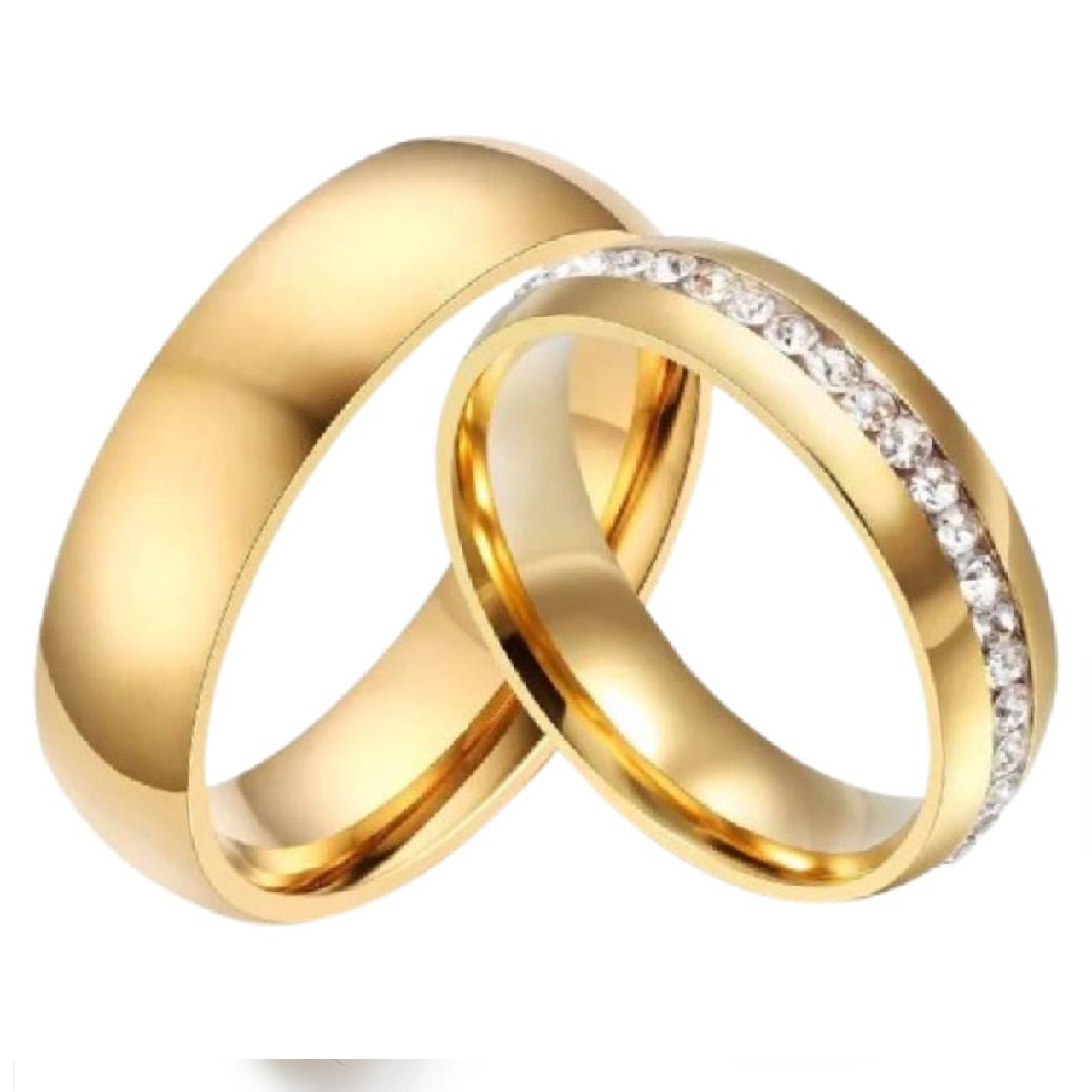 ANILLO DE PAREJA PROMESA DE AMOR - ESTUCHE GRATIS - 1
