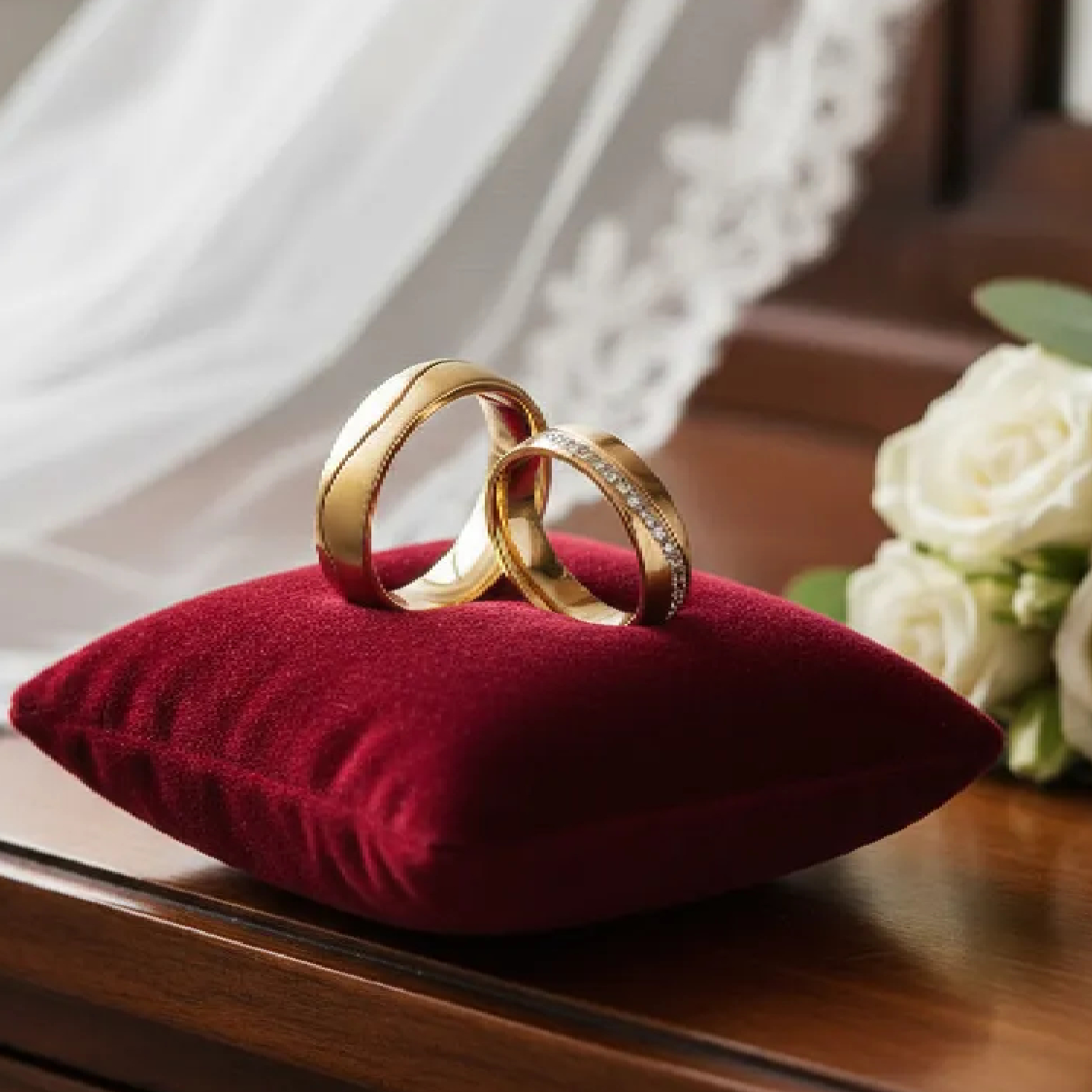 ANILLO DE PAREJA MATRIMONIO PROMESA DE AMOR - ESTUCHE GRATIS - 6