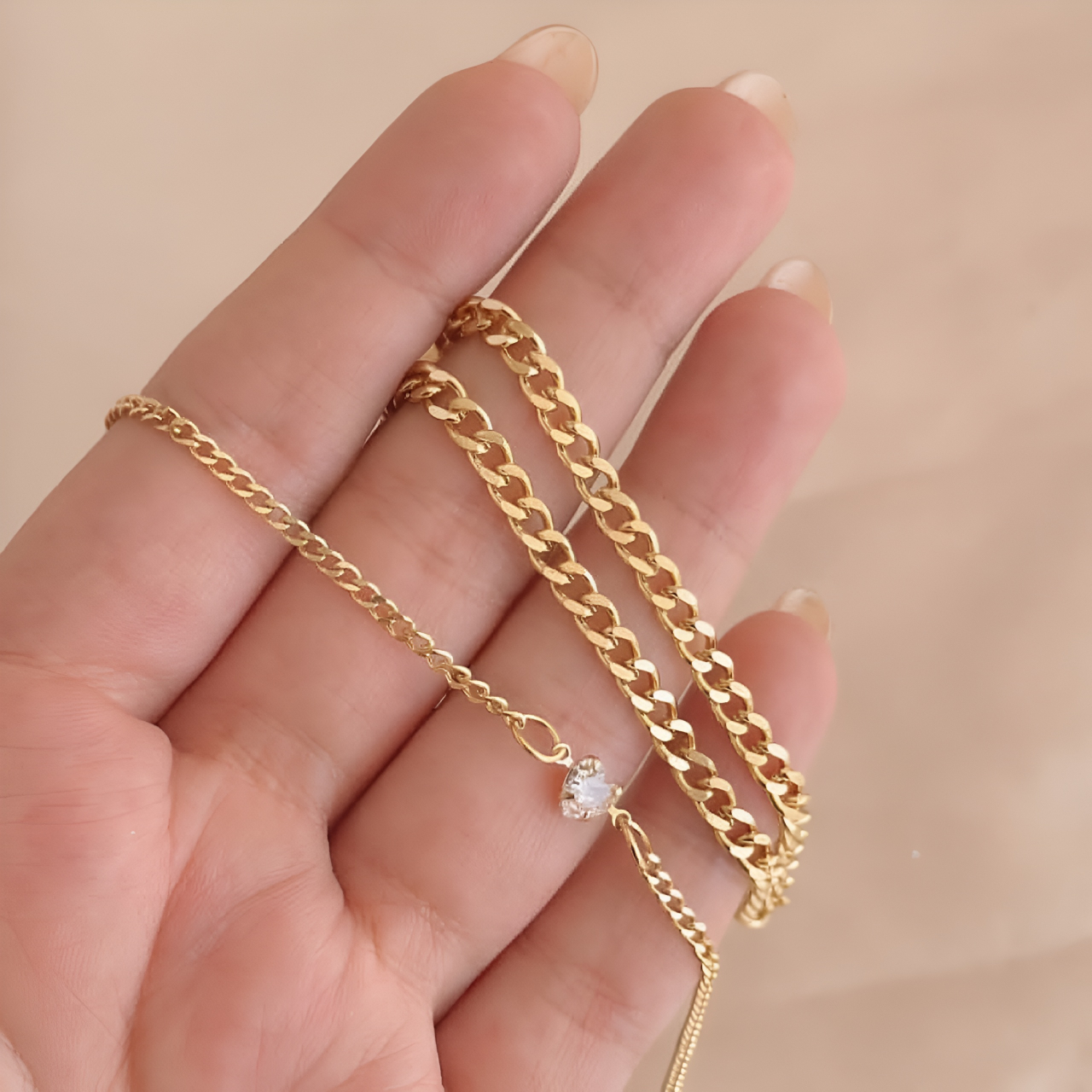 PULSERA DE PAREJA ACERO INOXIDABLE CORAZÓN REGALO UNICO - 5