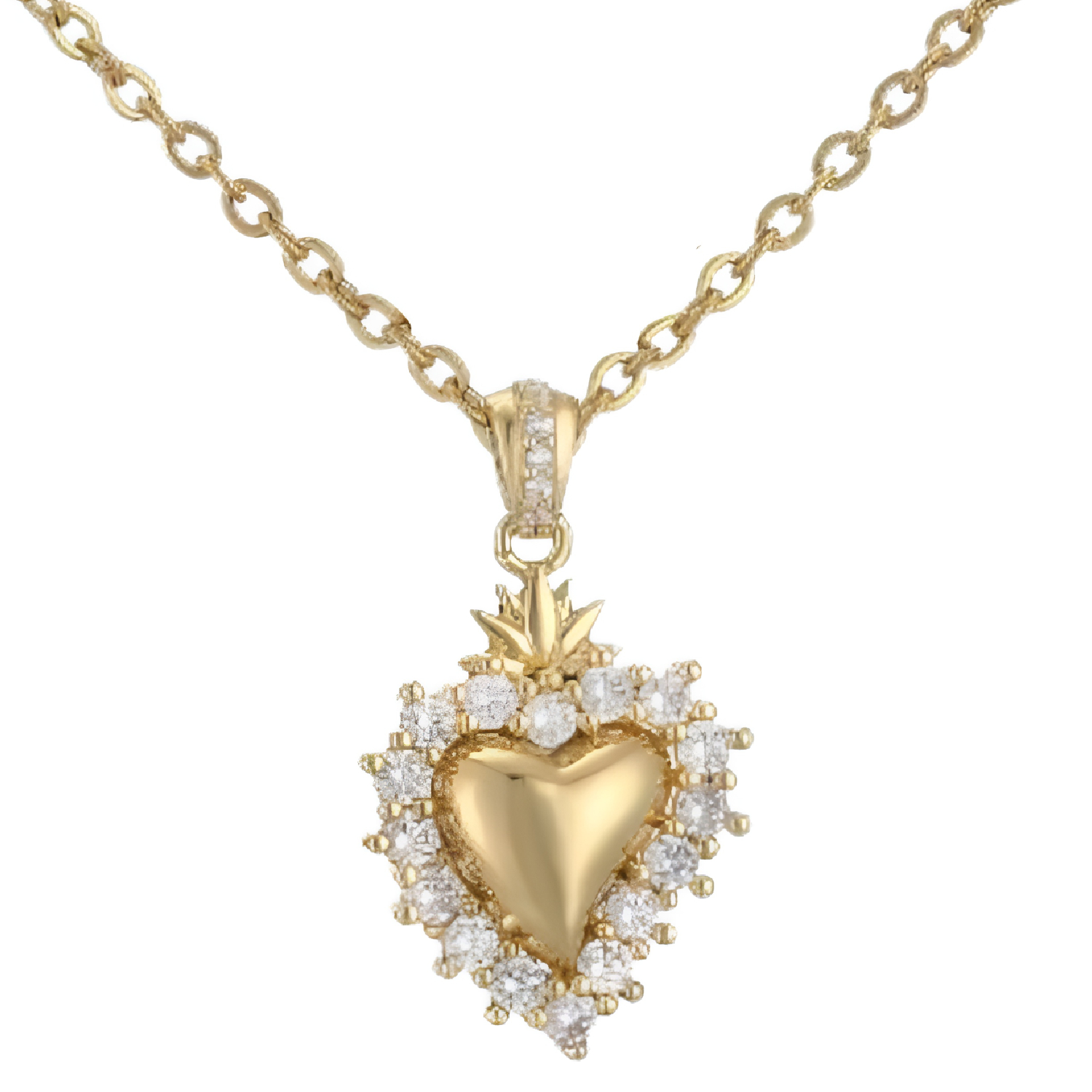 COLLAR CORAZON DE EMOCIONES CON PIEDRA CIRCONIA REGALO UNICO - 3