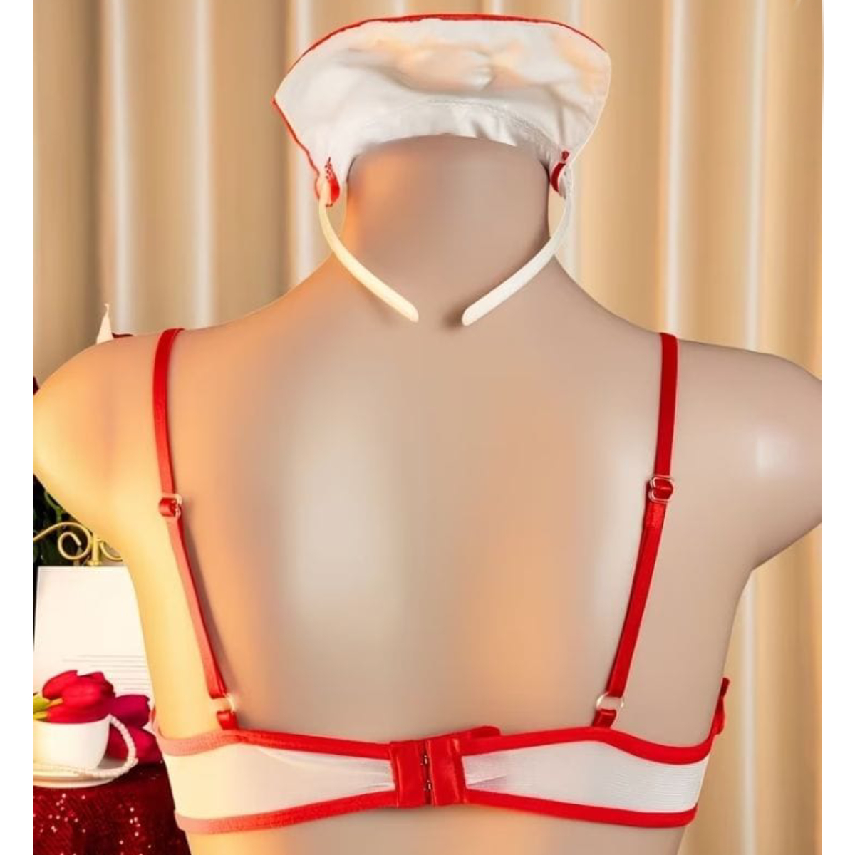 SEXY ENFERMERA UNIFORME TENTACIÓN ERÓTICA CONJUNTO - 5