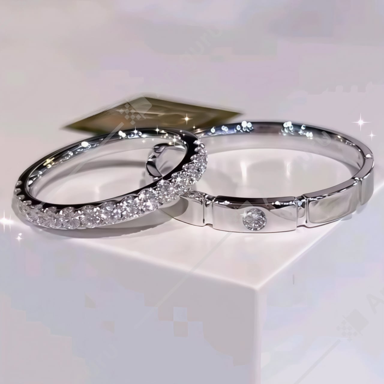 ANILLOS DE PAREJA PROMESA DE AMOR DISEÑO UNICO - 2