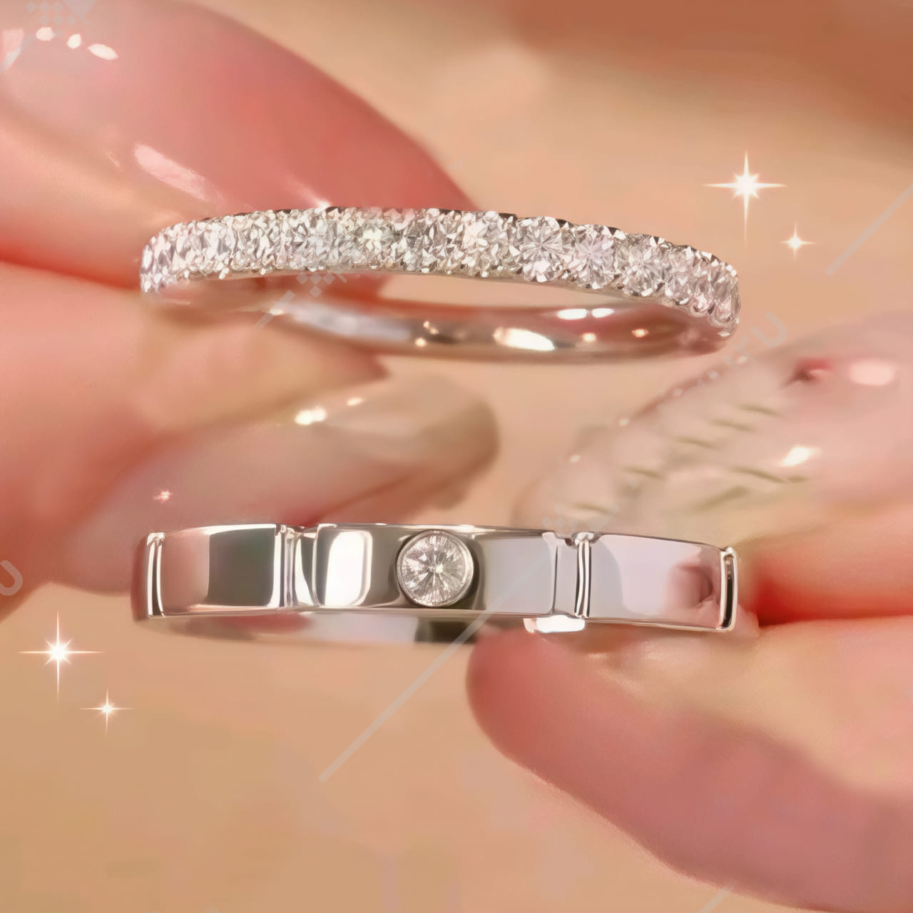 ANILLO PARA PAREJA - REGALO ENAMORADOS ,NOVIOS - 3