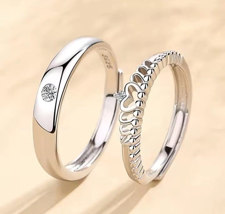 ANILLO PARA PAREJA AMOR ETERNO REY Y REINA - 2