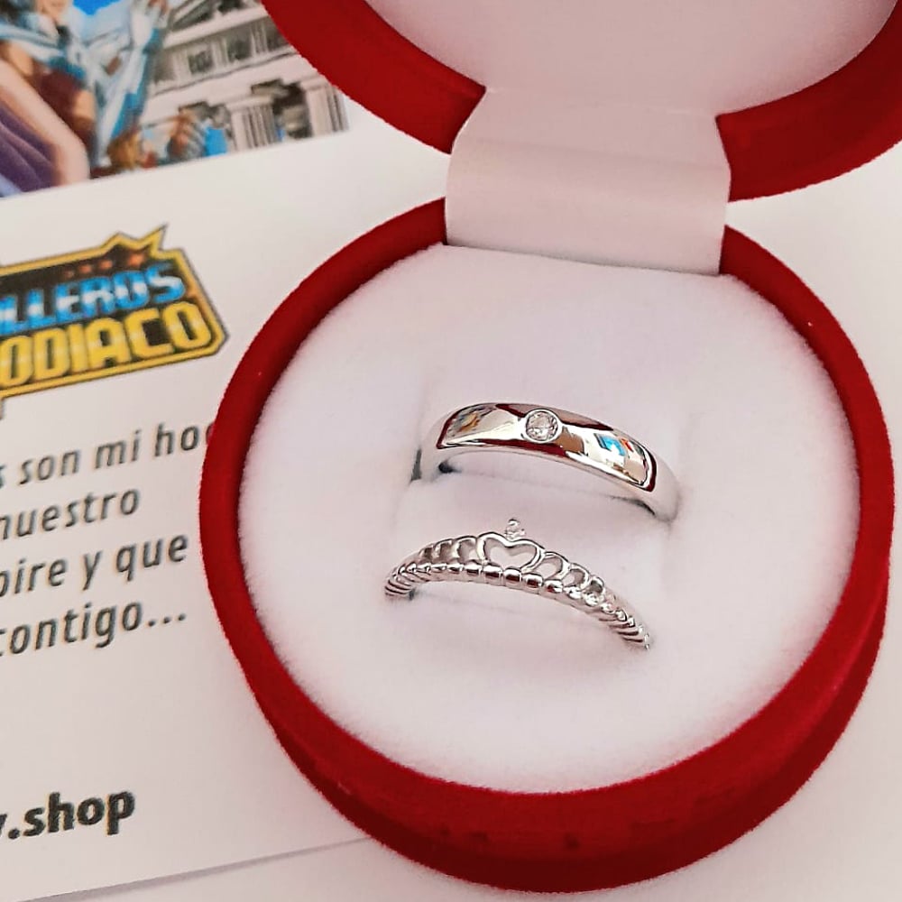 ANILLO PARA PAREJA AMOR ETERNO REY Y REINA - 4