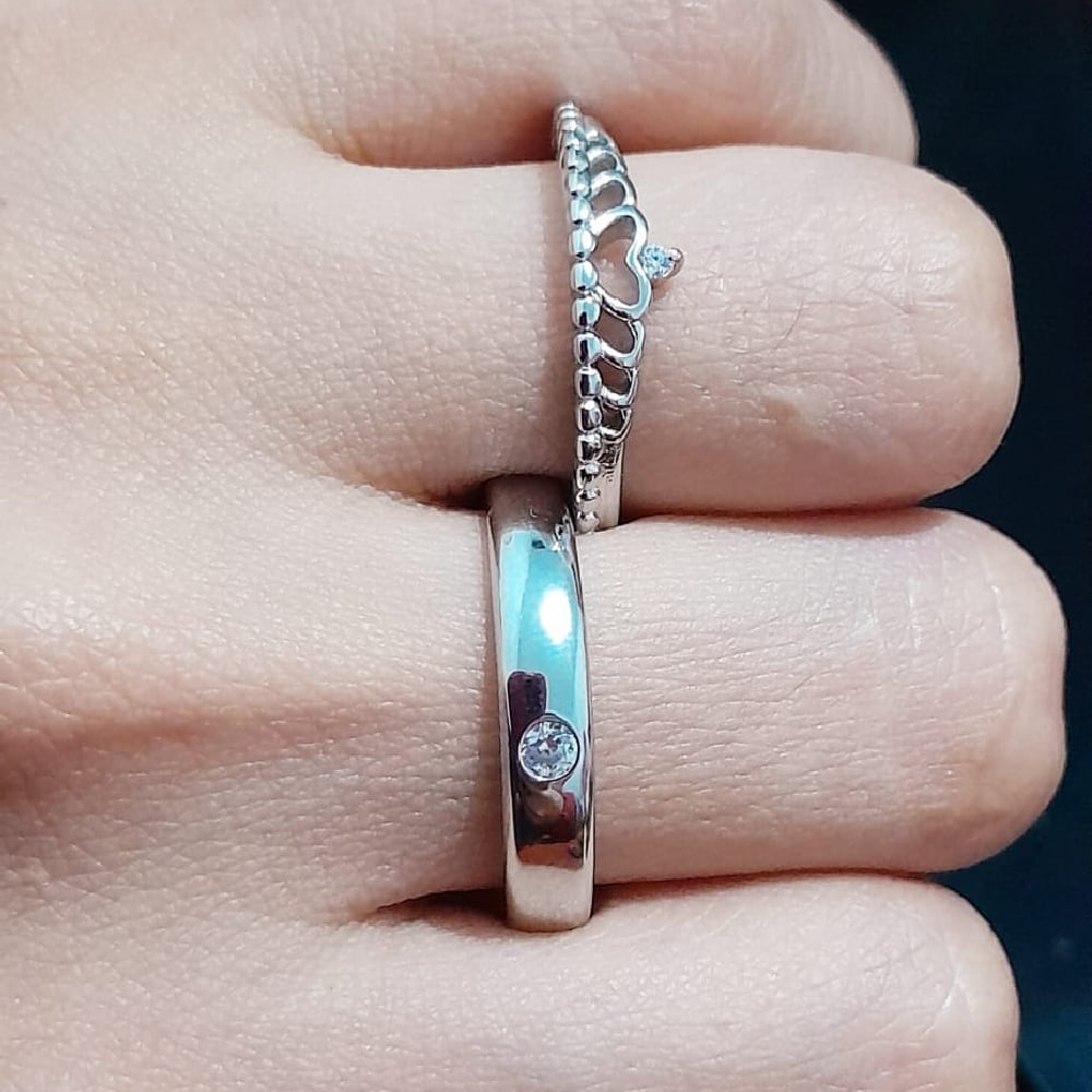 ANILLO PARA PAREJA AMOR ETERNO REY Y REINA - 5