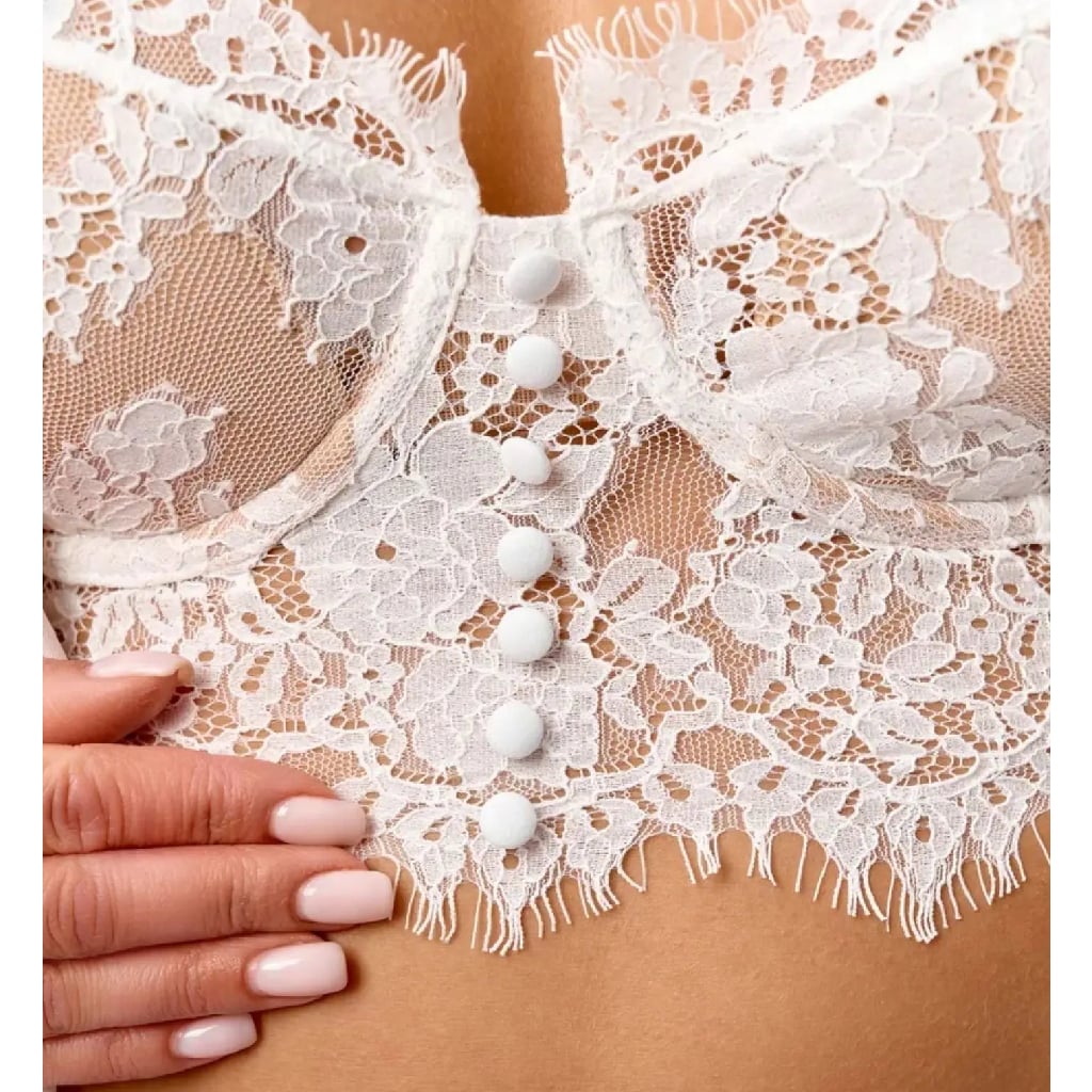 CONJUNTO DE LENCERÍA SEXY DE ENCAJE BOCADO - DOS PIEZAS MUJER - 5