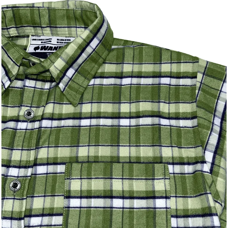 CAMISA NIÑO ALGODON LEÑADOR VERDE - 2