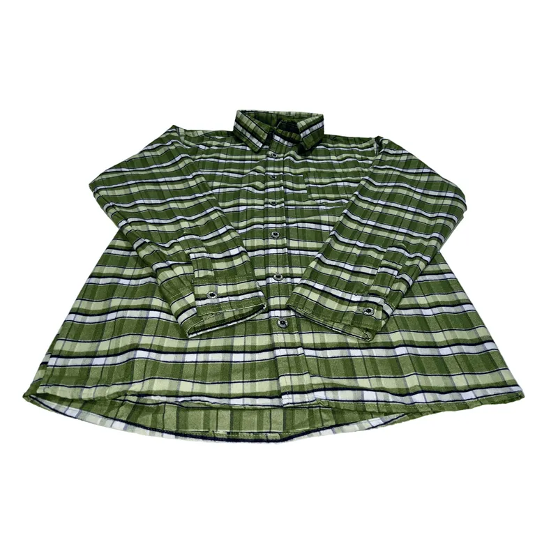 CAMISA NIÑO ALGODON LEÑADOR VERDE - 3