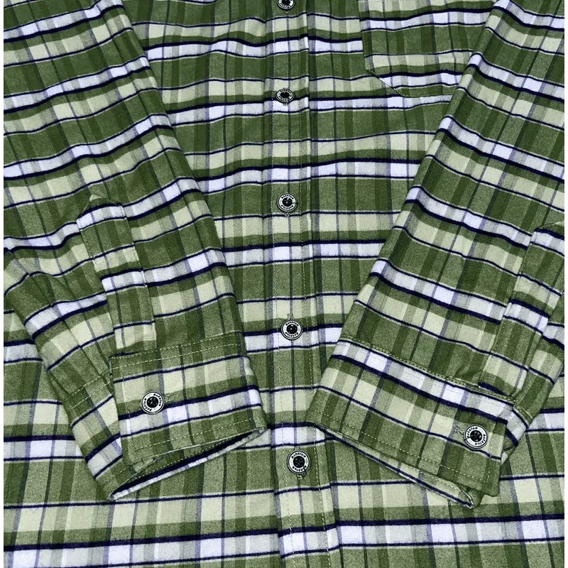 CAMISA NIÑO ALGODON LEÑADOR VERDE - 5