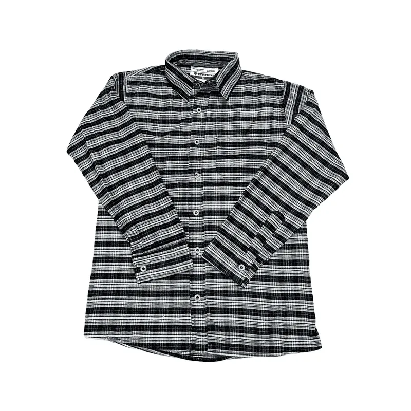 CAMISA NIÑO ALGODON LEÑADOR NEGRO - 1