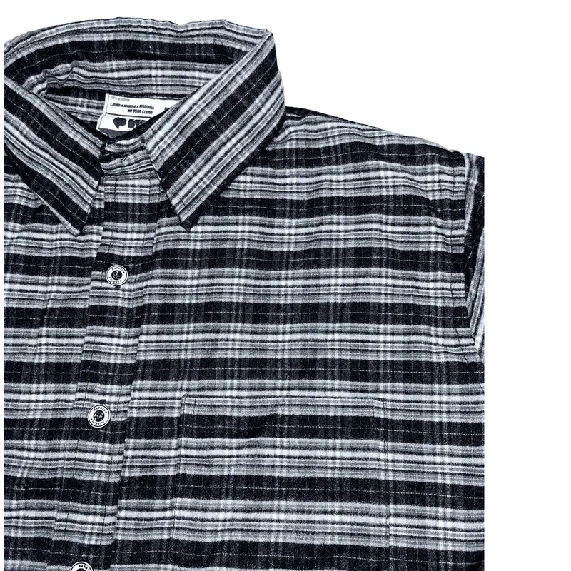 CAMISA NIÑO ALGODON LEÑADOR NEGRO - 3
