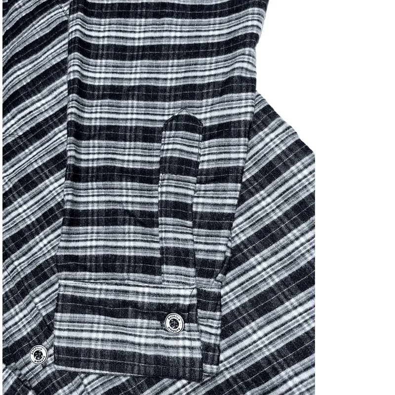 CAMISA NIÑO ALGODON LEÑADOR NEGRO - 4