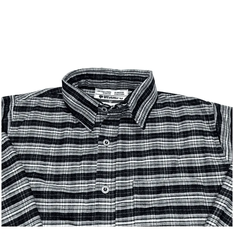 CAMISA NIÑO ALGODON LEÑADOR NEGRO - 5