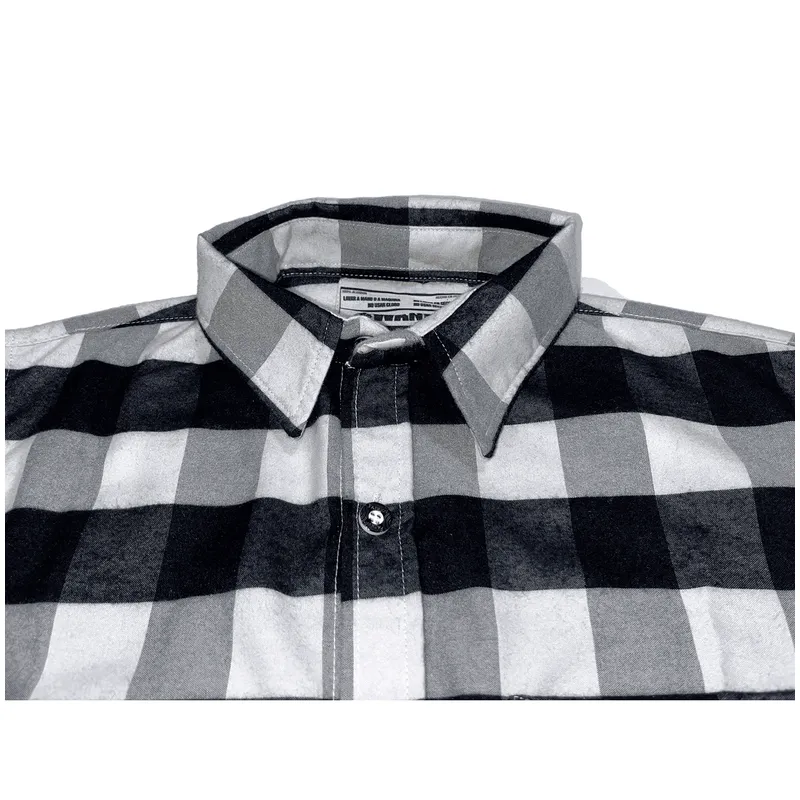 CAMISA NIÑO ALGODON LEÑADOR NEGRO BRILLANTE - 5