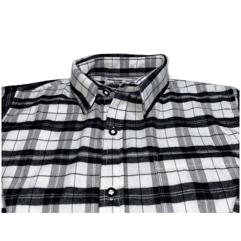 CAMISA NIÑO ALGODON LEÑADOR NEGRO GRAFITO - 5