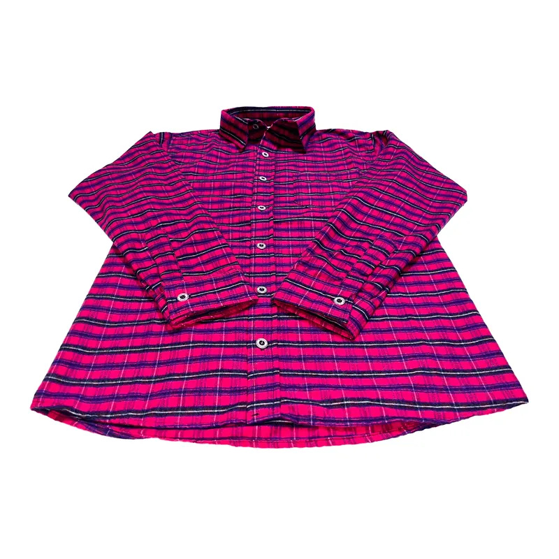 CAMISA NIÑO ALGODON LEÑADOR FRAMBUESA - 2