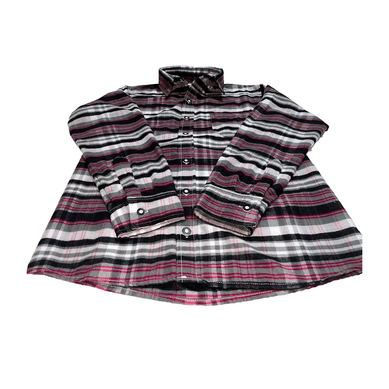 CAMISA NIÑO ALGODON LEÑADOR FRAMBUESA - 5