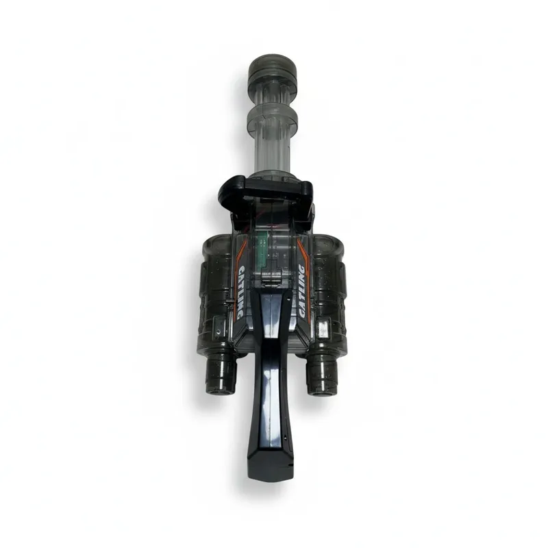 GATLING LANZA AGUA CON HUMO Y LUZ RGB - 3