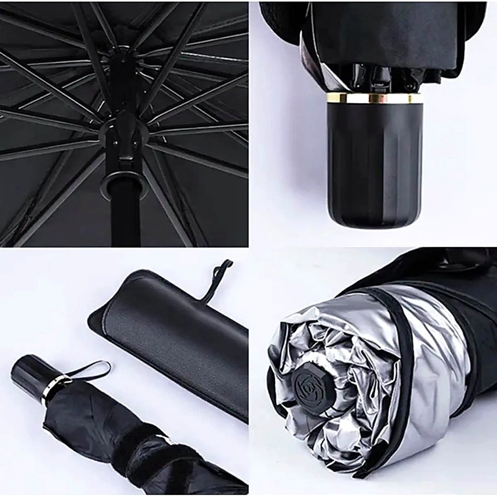 PARASOL SOLAR AUTO UMBRELLA CAR SUNSHADE FOLDABLE UV PROTECTION - 2