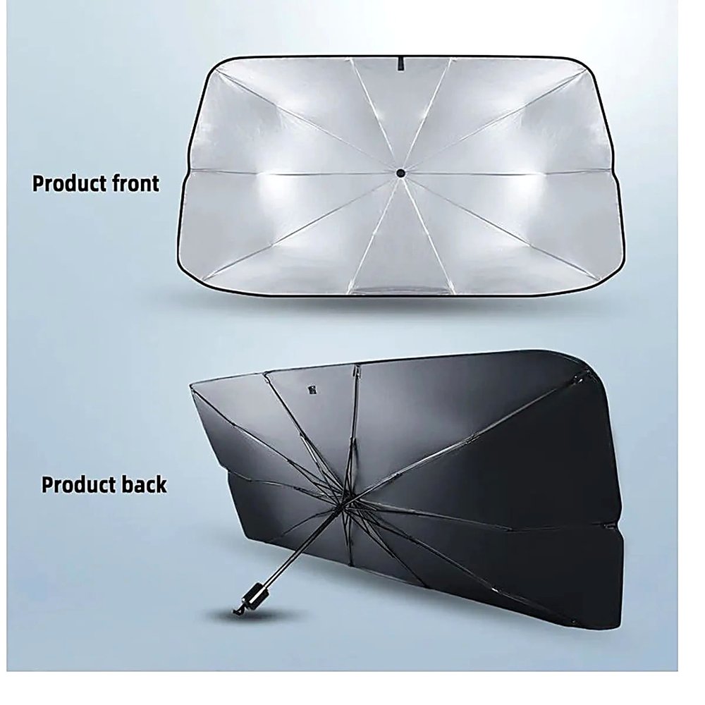 PARASOL SOLAR AUTO UMBRELLA CAR SUNSHADE FOLDABLE UV PROTECTION - 4
