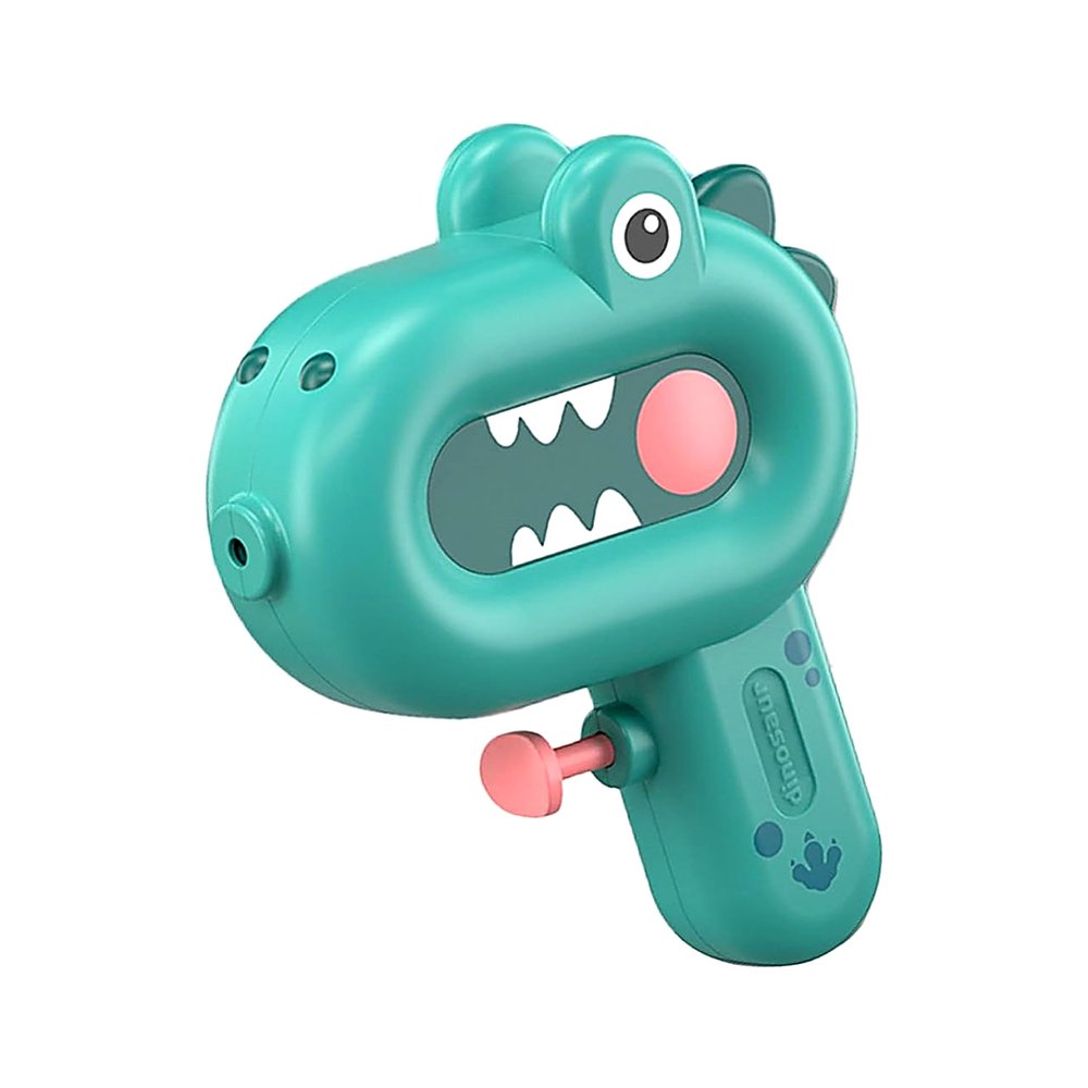 MINI PISTOLA DE AGUA INFANTIL MONSTRUO PLÁSTICO RESISTENTE VERDE Y ROSA PARA JARDÍN - 1