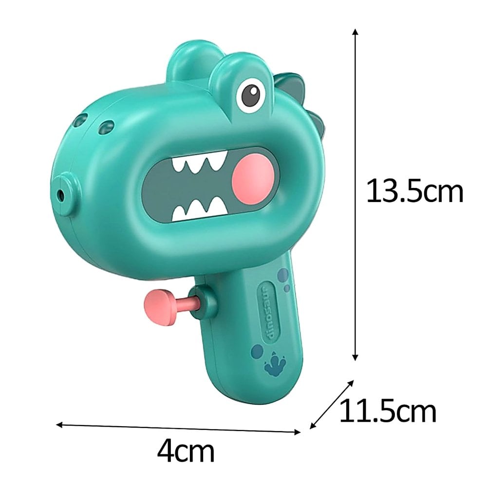 MINI PISTOLA DE AGUA INFANTIL MONSTRUO PLÁSTICO RESISTENTE VERDE Y ROSA PARA JARDÍN - 4