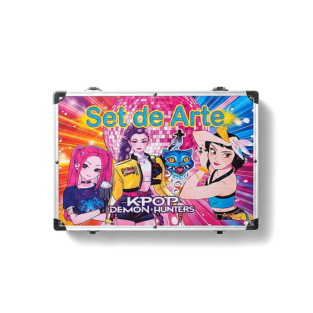 MALETA DE ARTE HUNTRIX SET CREATIVO CON DISEÑO DE PERSONAJES ANIMADOS PARA NIÑOS - 2