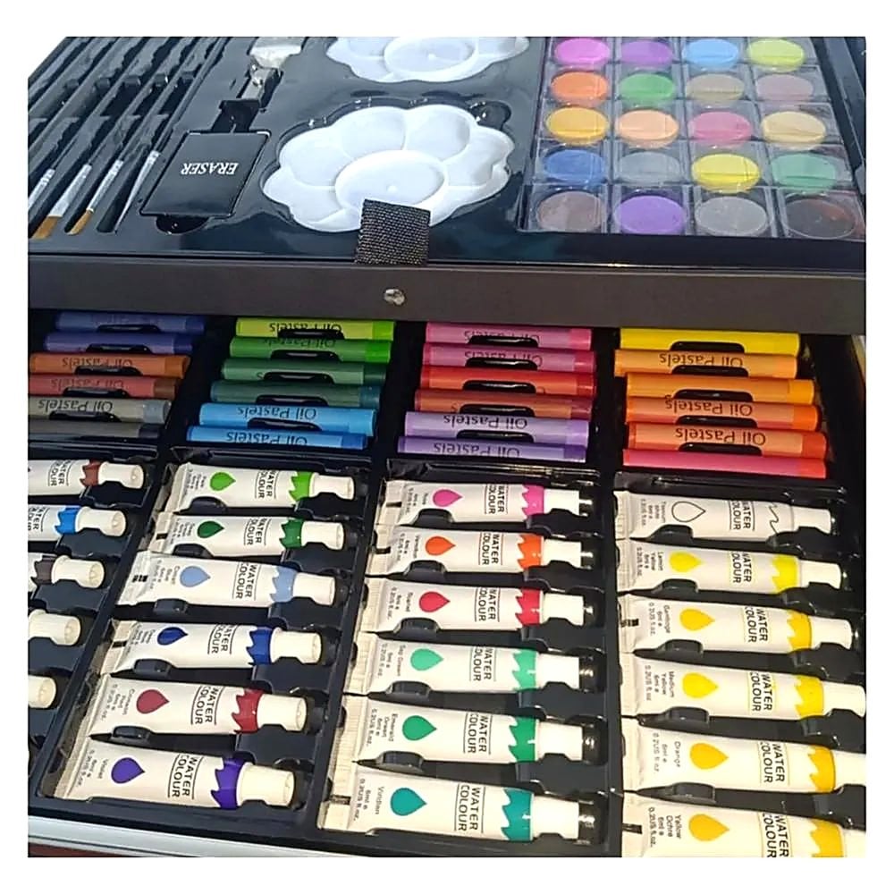 MALETA DE ARTE HUNTRIX SET CREATIVO CON DISEÑO DE PERSONAJES ANIMADOS PARA NIÑOS - 4