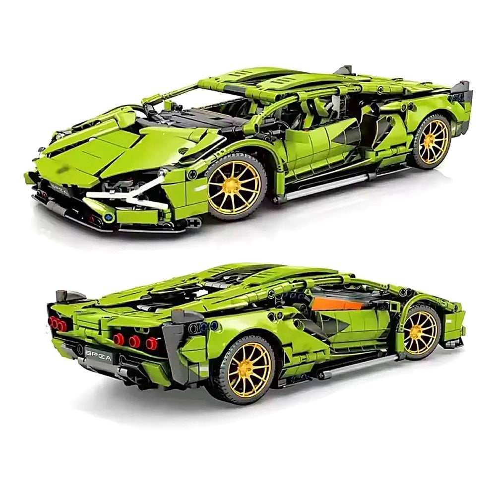 AUTO DEPORTIVO A CONTROL REMOTO 1:14 VERDE, FUNCIONA A BATERÍA, IDEAL PARA NIÑOS MAYORES DE 5 - 1