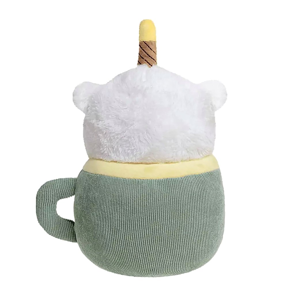 PELUCHE DE CORDERO EN TAZA FELIZ CUMPLEAÑOS SINTÉTICO LAVABLE DECORATIVO - 3