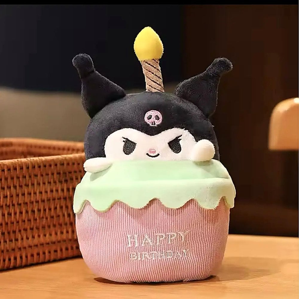 PELUCHE 18CM CON VELITA LED Y DISEÑO PASTEL CUMPLEAÑOS - 3