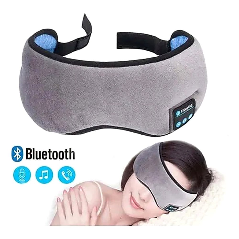 ANTIFAZ CON BLUETOOTH EN GEL PARA DORMIR Y LEER, AURICULARES INTEGRADOS, CARGA RAPIDA Y - 3