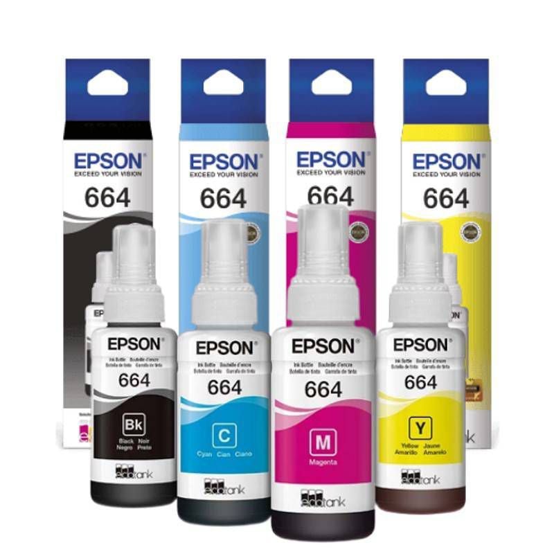 TINTA EPSON 664 PACK DE 4 COLORES - 1