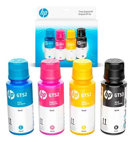 COMBO DE TINTA HP GT52 Y GT53 KIT COMPLETO - 2