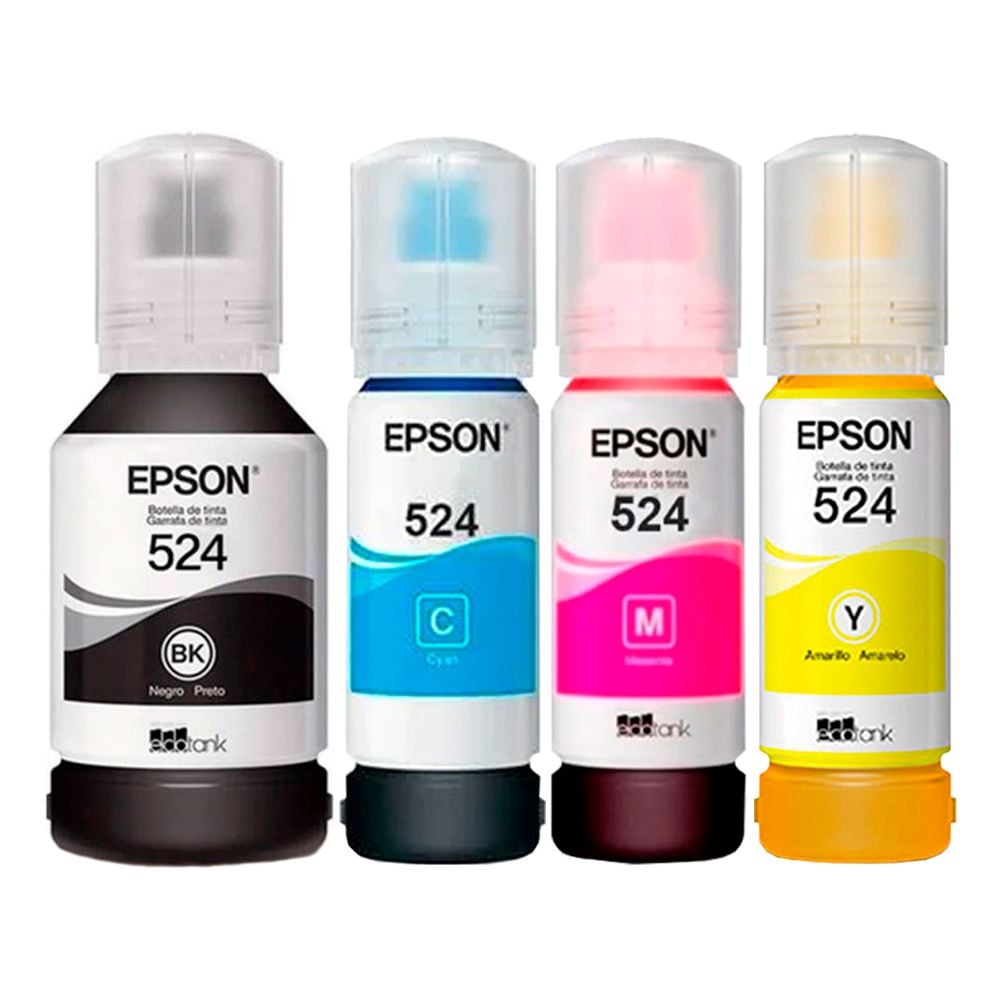 KIT DE TINTA EPSON 524 JUEGO COMPLETO - 2