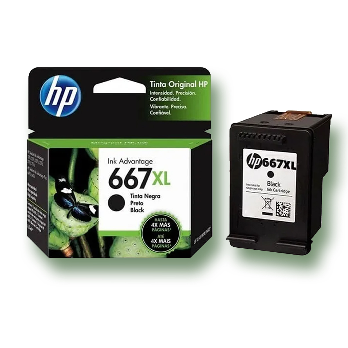TINTA HP 667XL 3YM81AL BLACK (DJ 2775 / 4175) - 2