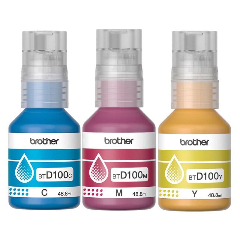 PACK 3 TINTAS BROTHER BTD100CL3PK COLOR - PORTAFOLIO NUEVO - 2