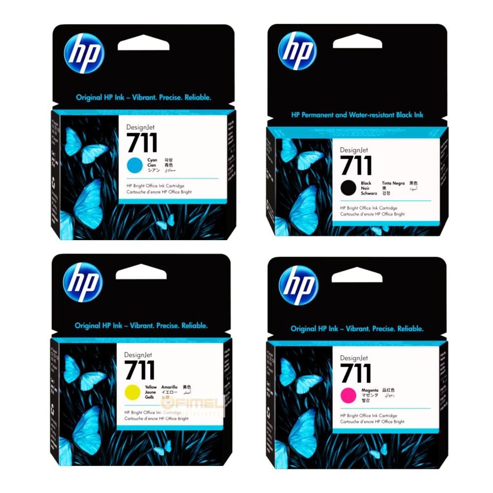 TINTA HP 711 PACK COMPLETO - 1