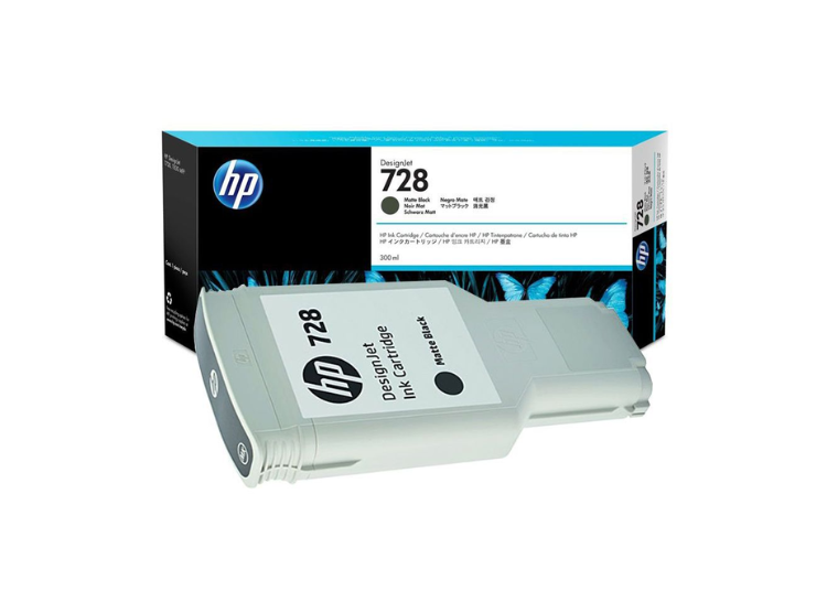 TINTA HP F9J68A 728 DE 300ML NEGRO MATTE - 2