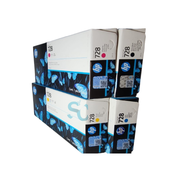 TINTA HP 728 DE 300ML PACK COMPLETO - 2