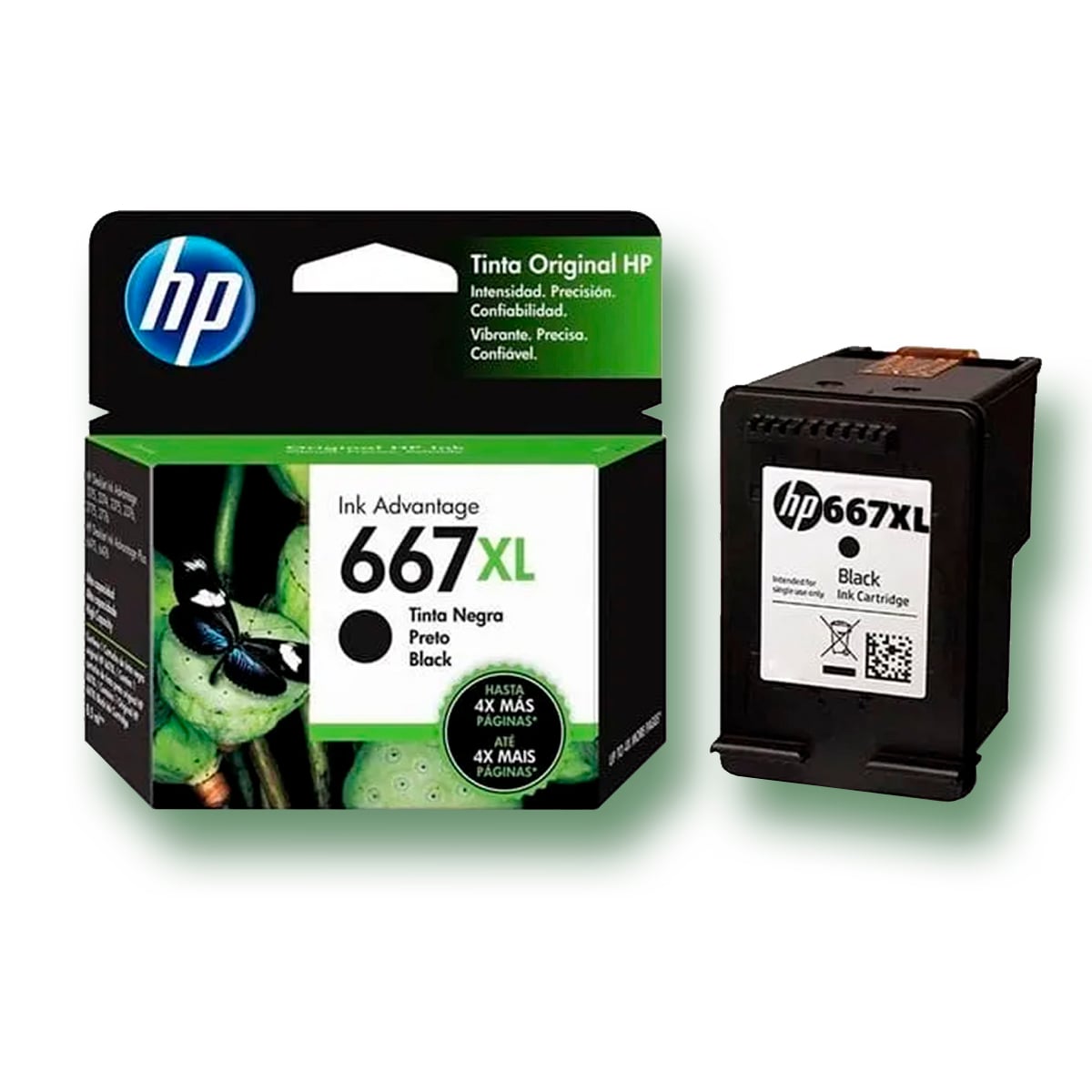 TINTA HP 667XL 3YM81AL BLACK (DJ 2775 / 4175) - 2