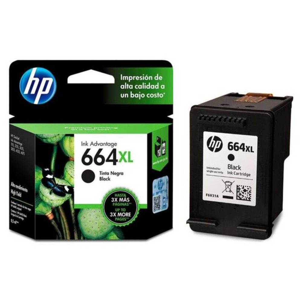 TINTA HP 664XL F6V31AL NEGRO 480 PGS - 2
