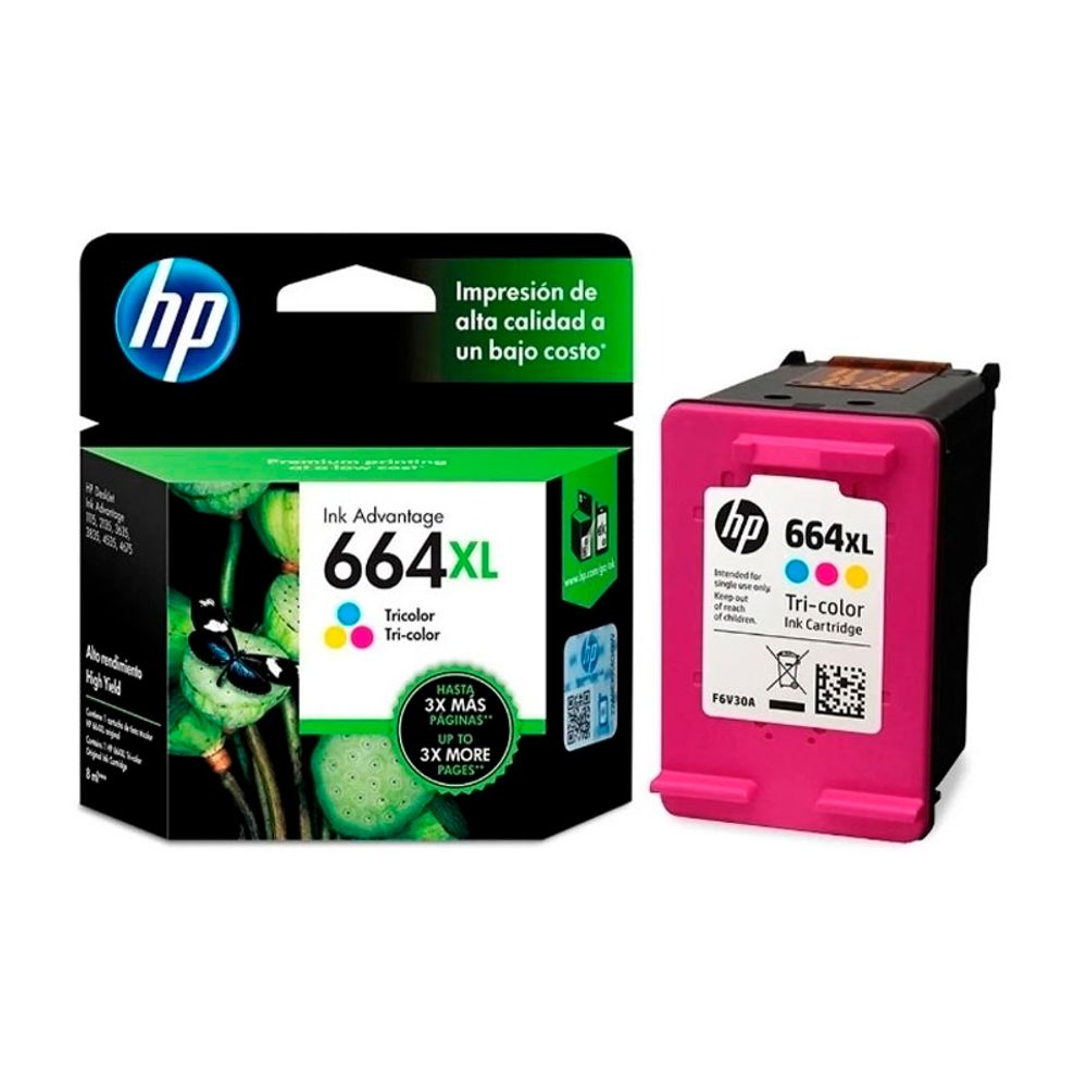TINTA HP 664XL F6V30AL COLOR 330 PGS - 2