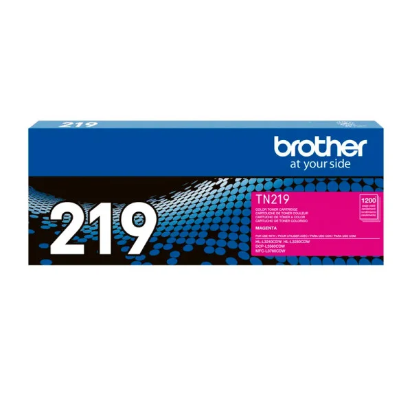 TONER BROTHER TN-219M MAGENTA 1,200 PAGINAS - 1