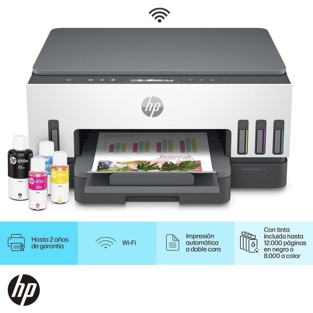 IMPRESORA MULTIFUNCIONAL HP SMART TANK 720 WIFI DUPLEX - 1
