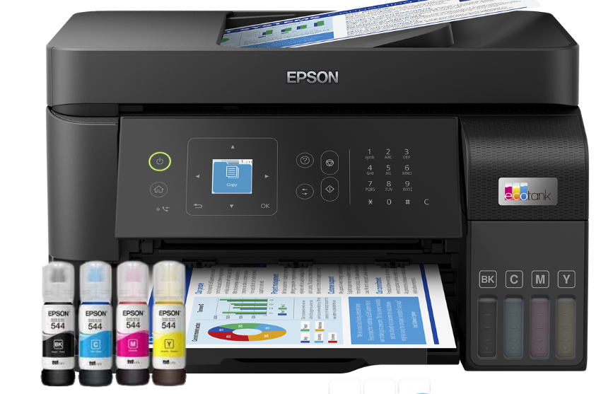 IMPRESORA MULTIFUNCIONAL EPSON ECOTANK L5590 FAX USB LAN WI-FI - 1