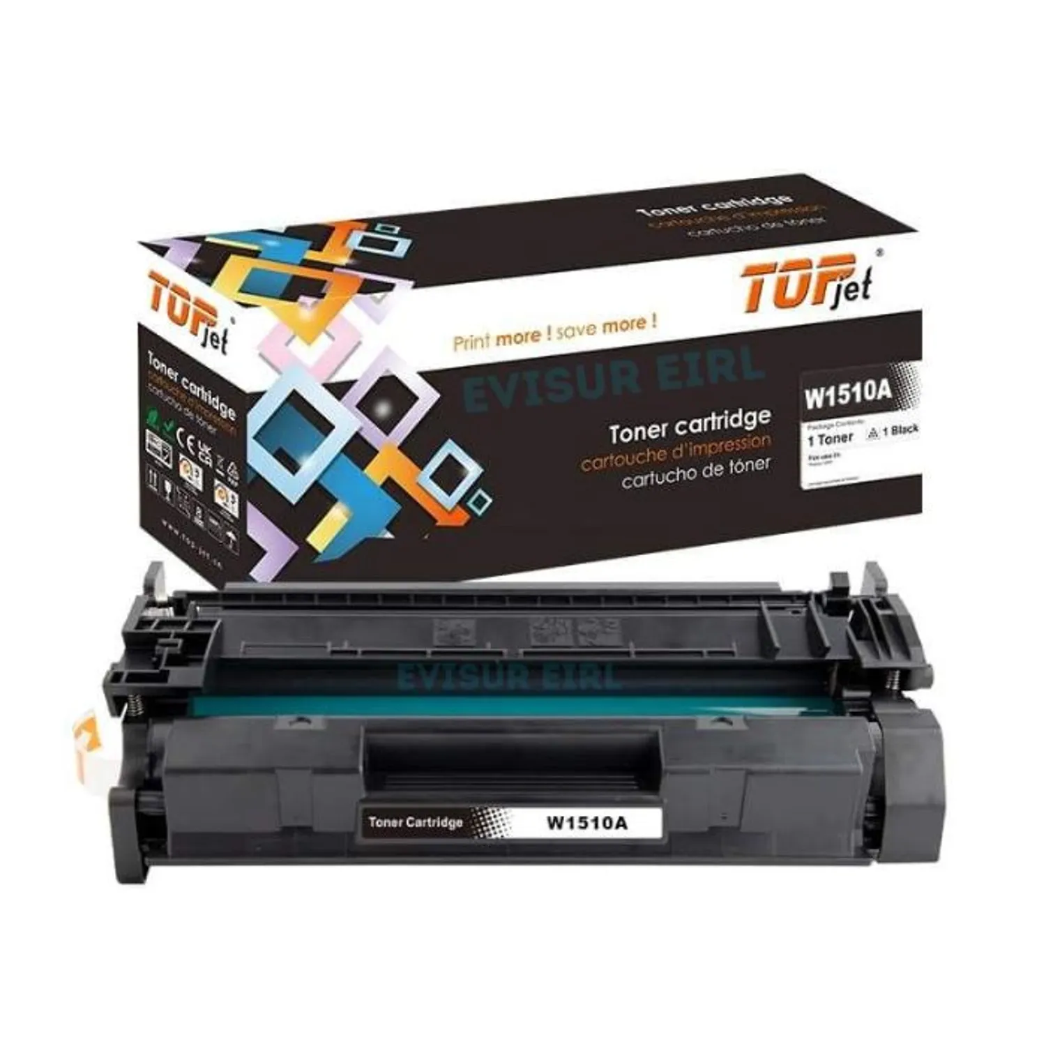 TONER COMPATIBLE HP 151A W1510A NEGRO - 1