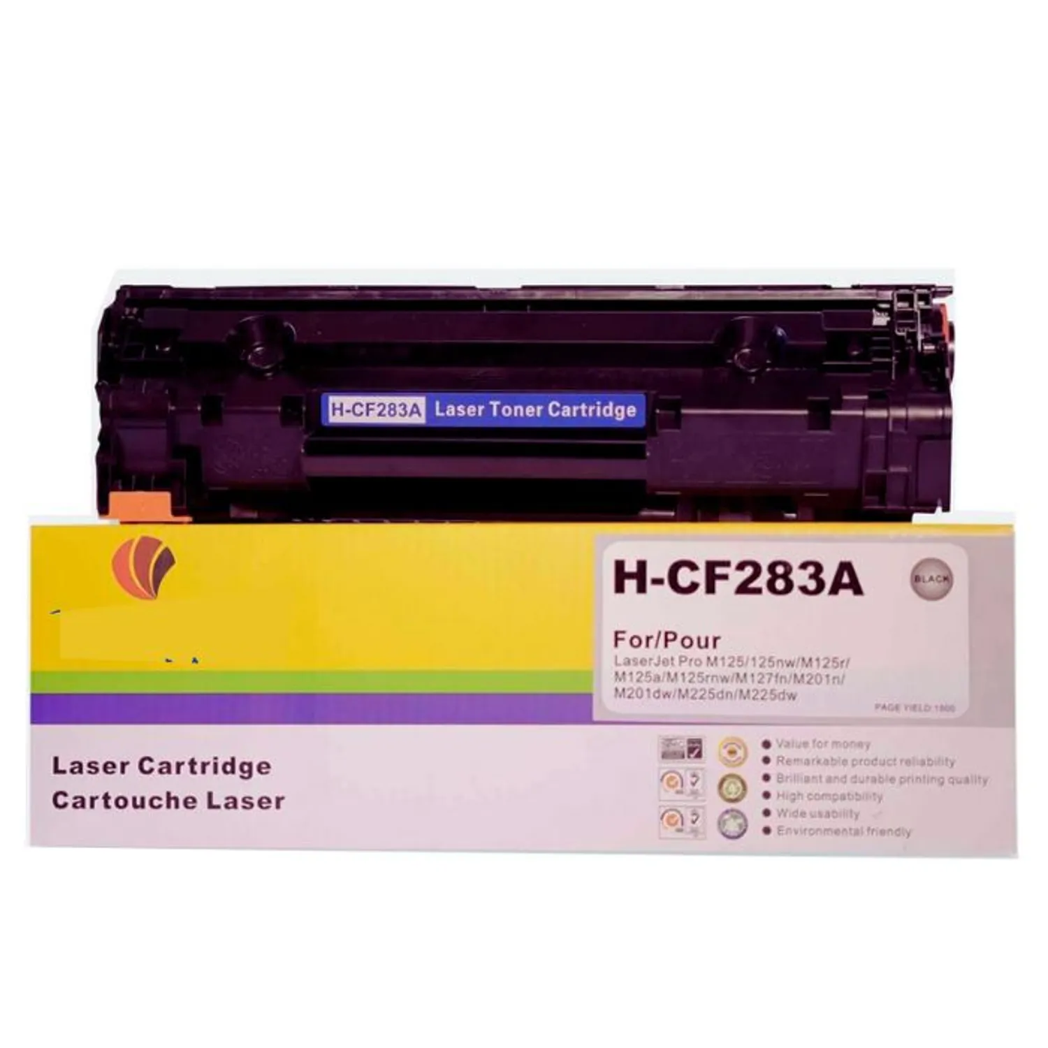 TONER COMPATIBLE HP 83A CF283A NEGRO - 2