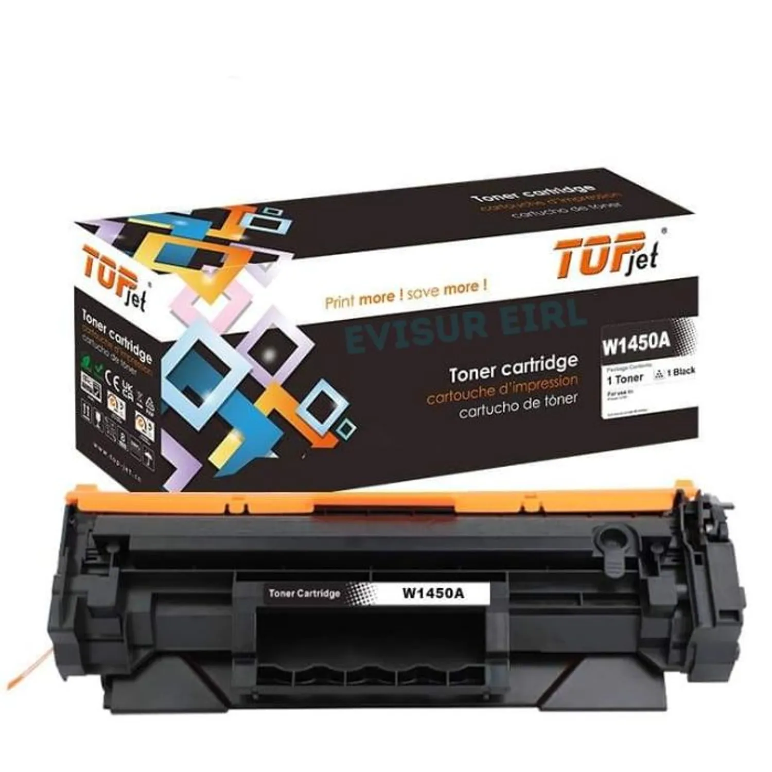 TONER COMPATIBLE HP 145A W1450A NEGRO - 1